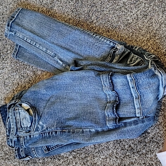 STUNNING CRYSP ACID WASH MOTO SKINNY JEANS - Picture 11 of 12